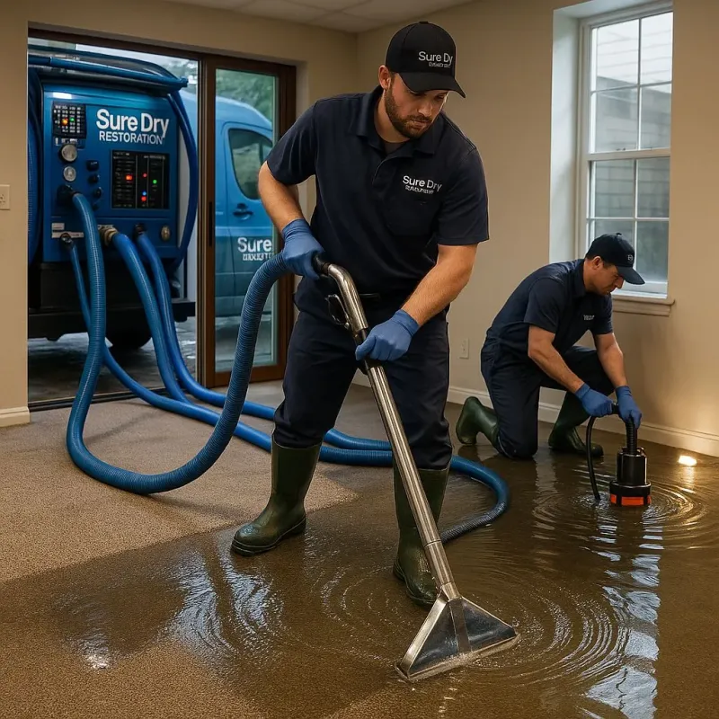 Water Extraction and Removal process in Castle Rock, CO